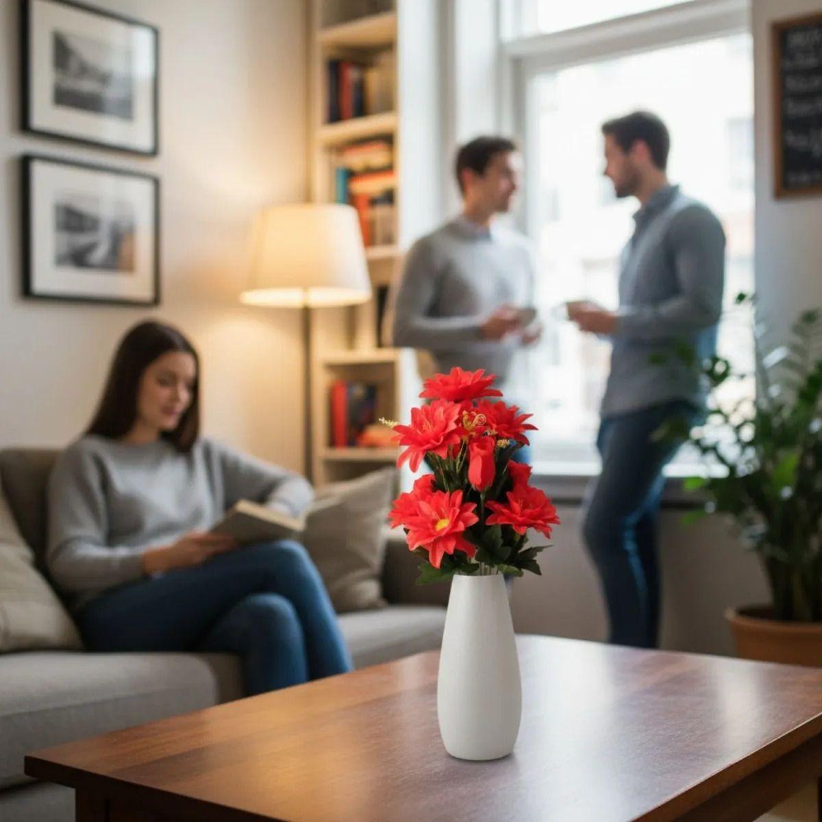 Ramo Floral Decorativo Artificial Ornamental Frescura Jhn-2