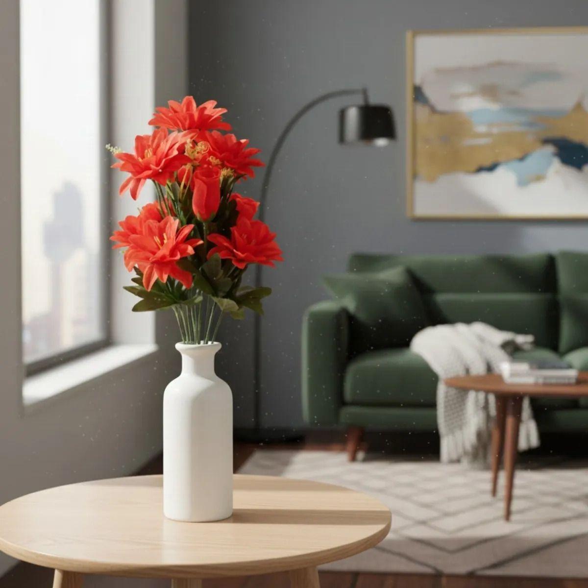 Ramo Floral Decorativo Artificial Ornamental Frescura Jhn-6