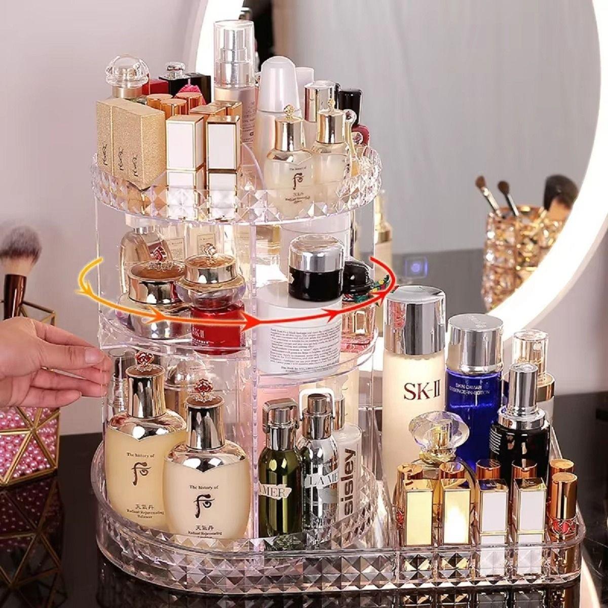 Cosmetiquero Maquillaje Giratorio 360° Tocador Lau-5