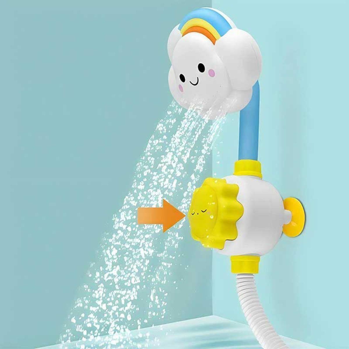 CABEZAL DE DUCHA FORMA DE NUBE BAÑO DIVERTIDO BEBE LAU-2