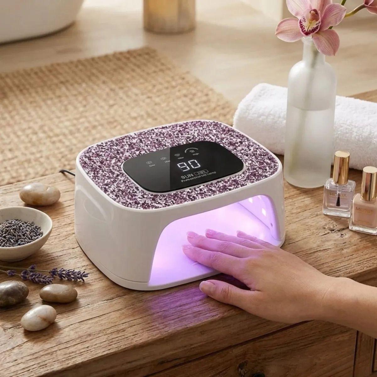 Lampara LED UV Uñas Gel Manicura Profesional Belleza ALJ-7