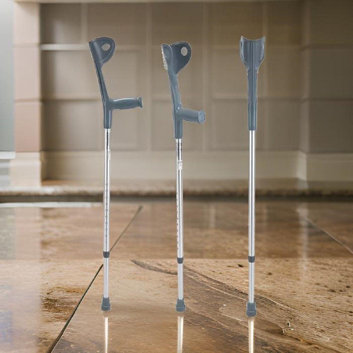 Bastón Ortopédico Tipo Canadiense Altura Regulable Lau-7