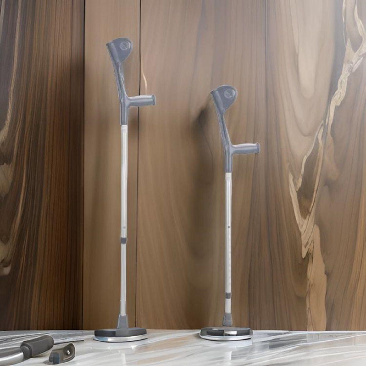 Bastón Ortopédico Tipo Canadiense Altura Regulable Lau-8