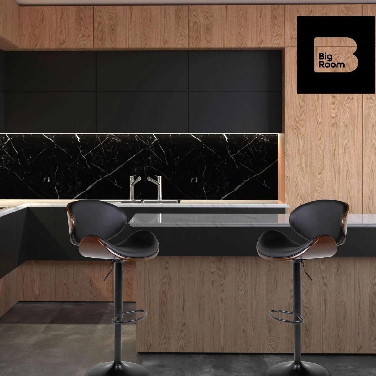 BANCO ALTO DE COCINA ERGONOMICO CONFORT ELEGANTE HOGAR LAU-4