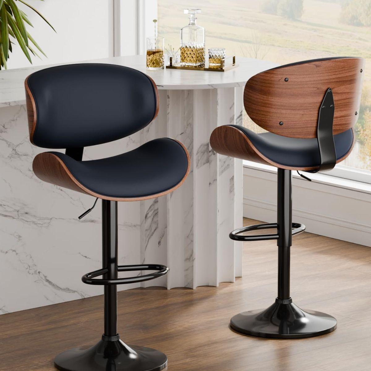 BANCO ALTO DE COCINA ERGONOMICO CONFORT ELEGANTE HOGAR LAU-9