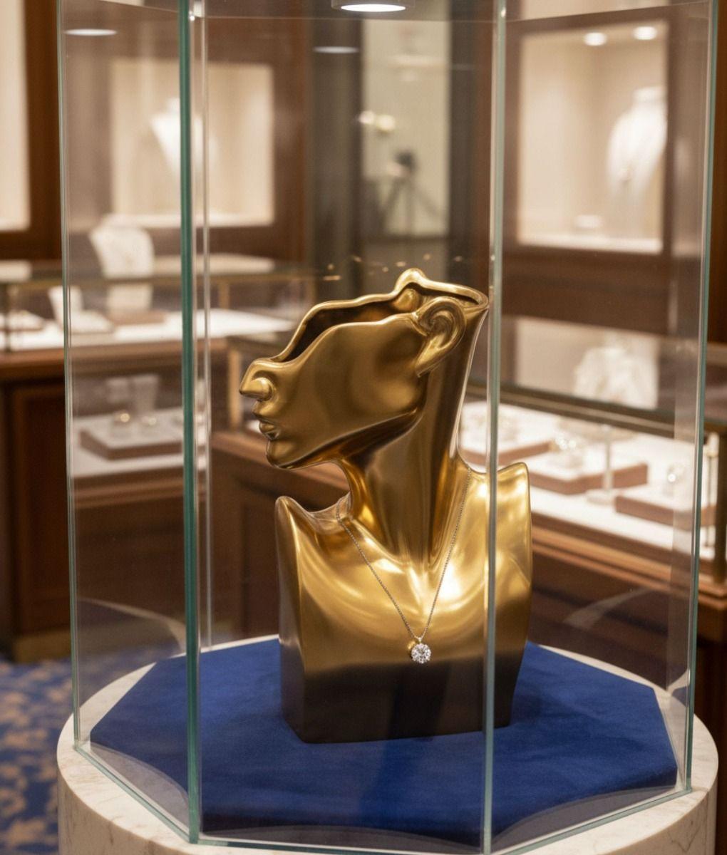 Soporte Decorativo Joyas Exhibidor Adorno Silueta Jhn-9