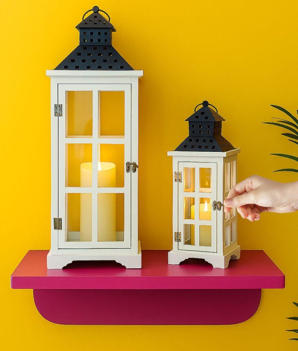 Set 2 Portavelas Decorativos Candelabros Adorno Colgante Jhn-3