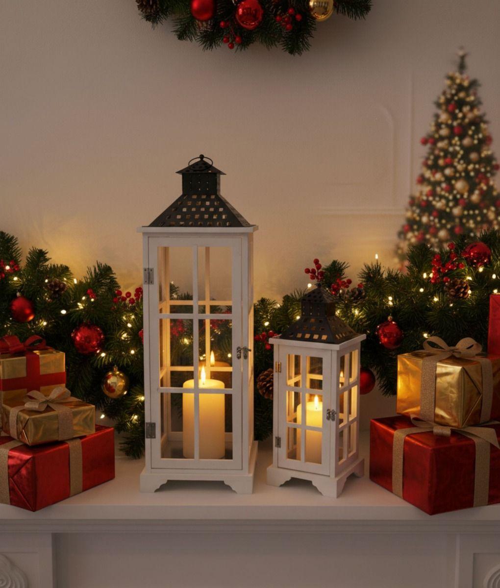 Set 2 Portavelas Decorativos Candelabros Adorno Colgante Jhn-8