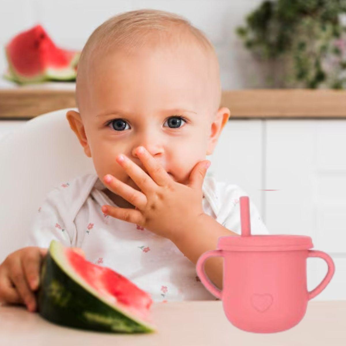 SET ALIMENTACION ELEFANTE BEBE 9 PZA SILICONA DIVERTIDA LAU-6