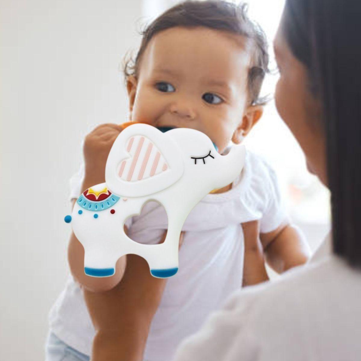 SET 3 MORDEDORES FORMA DE ANIMAL SUAVE DIVERTIDO BEBE LAU-4