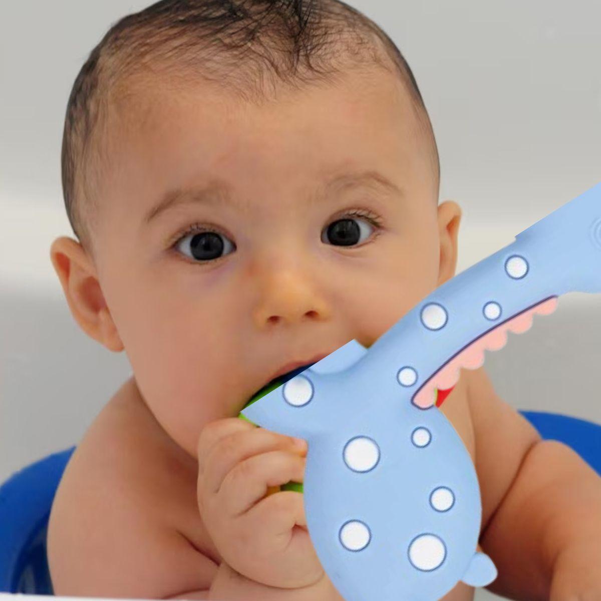 SET 3 MORDEDORES FORMA DE ANIMAL SUAVE DIVERTIDO BEBE LAU-6