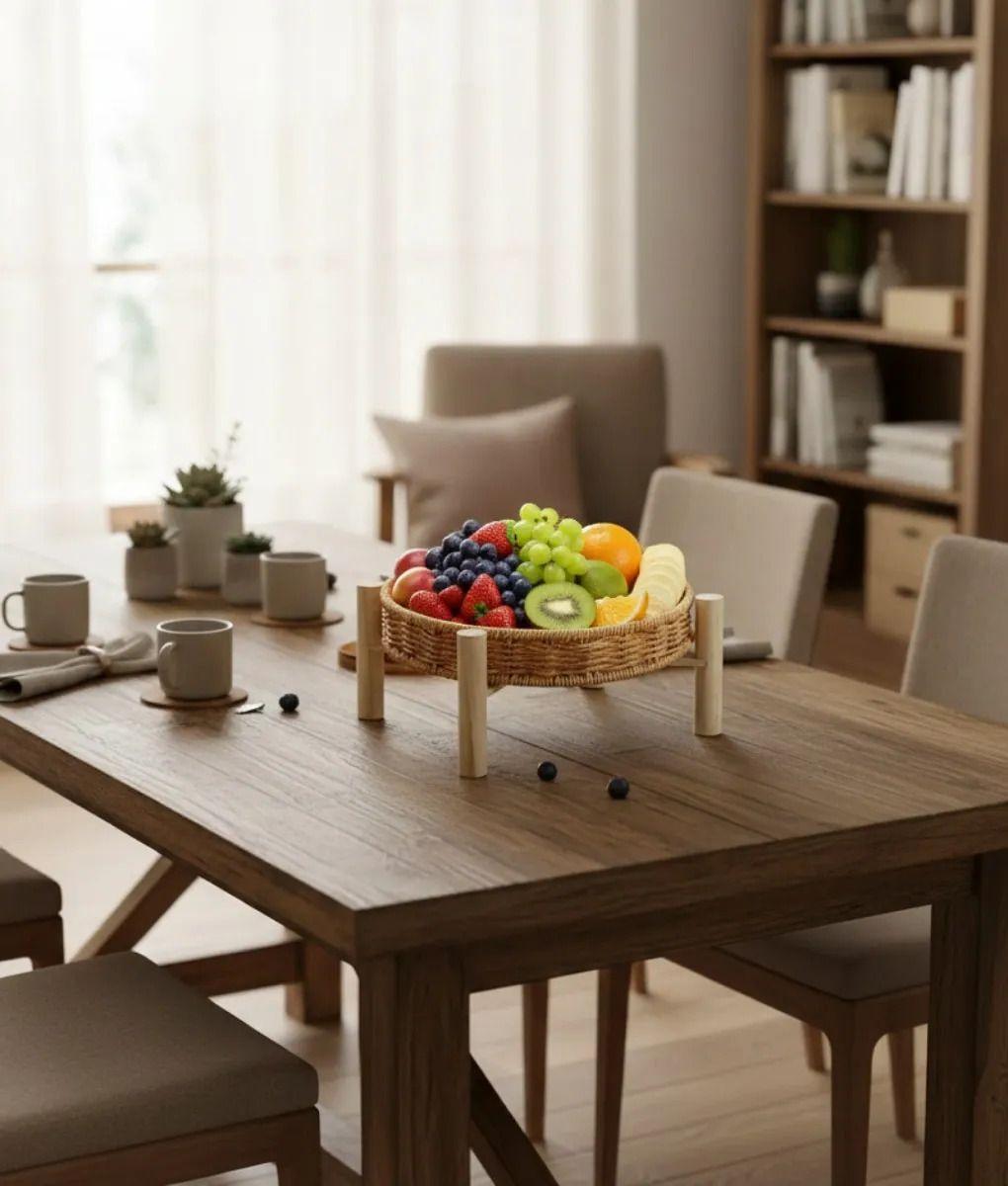 Bandeja Decorativa Presentación Pedestal Elevada Hogar Jhn-8