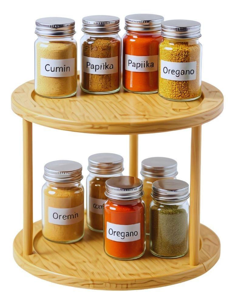 Especiero Multifuncional Estante Organizador Dos Niveles Jhn-2