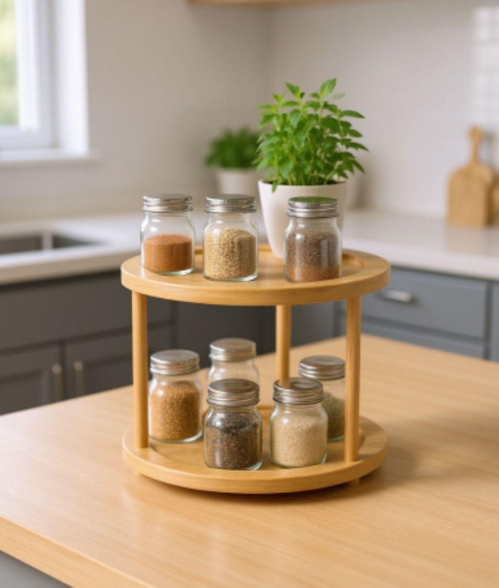 Especiero Multifuncional Estante Organizador Dos Niveles Jhn-8