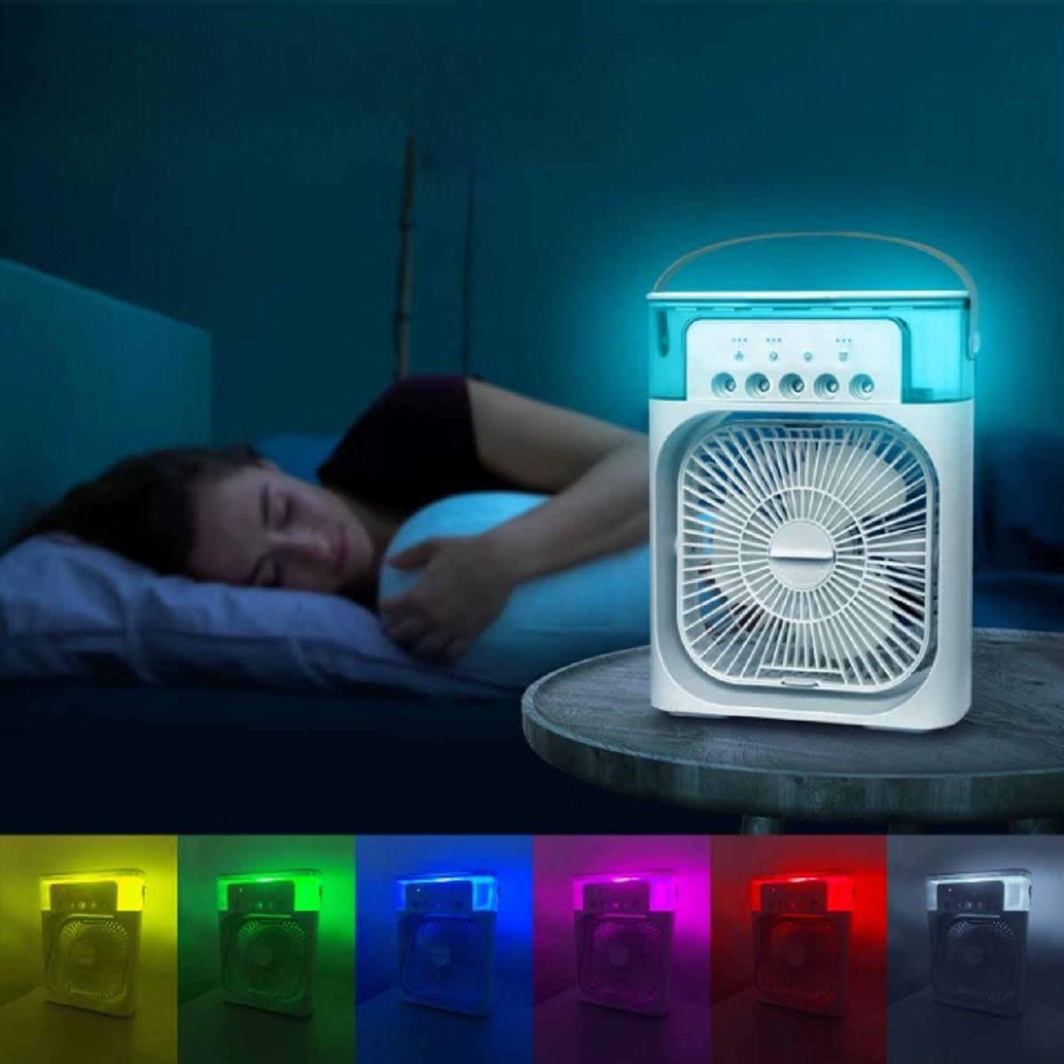 Enfriador Agua Portátil Aire Recargable Humidificador Lau-3