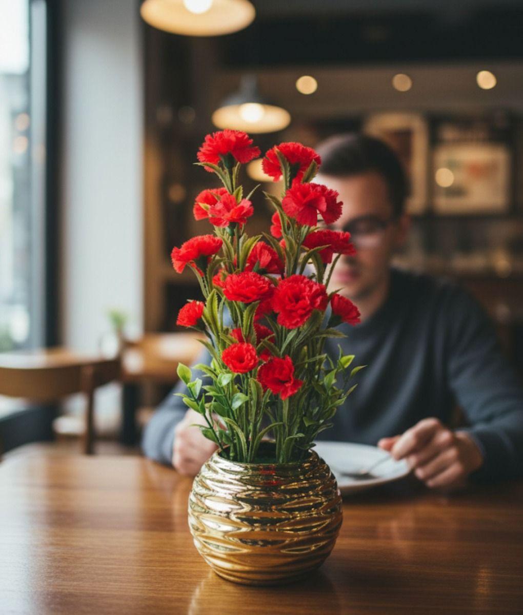 Planta Artificial Decorativa Arreglo Floral Adorno Hogar Jhn-3