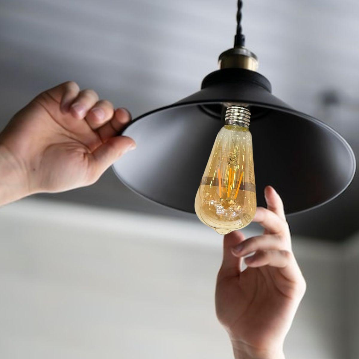 PACK  3 AMPOLLETAS BOMBILLA VINTAGE RETRO LED DECORATIVO LAU-2