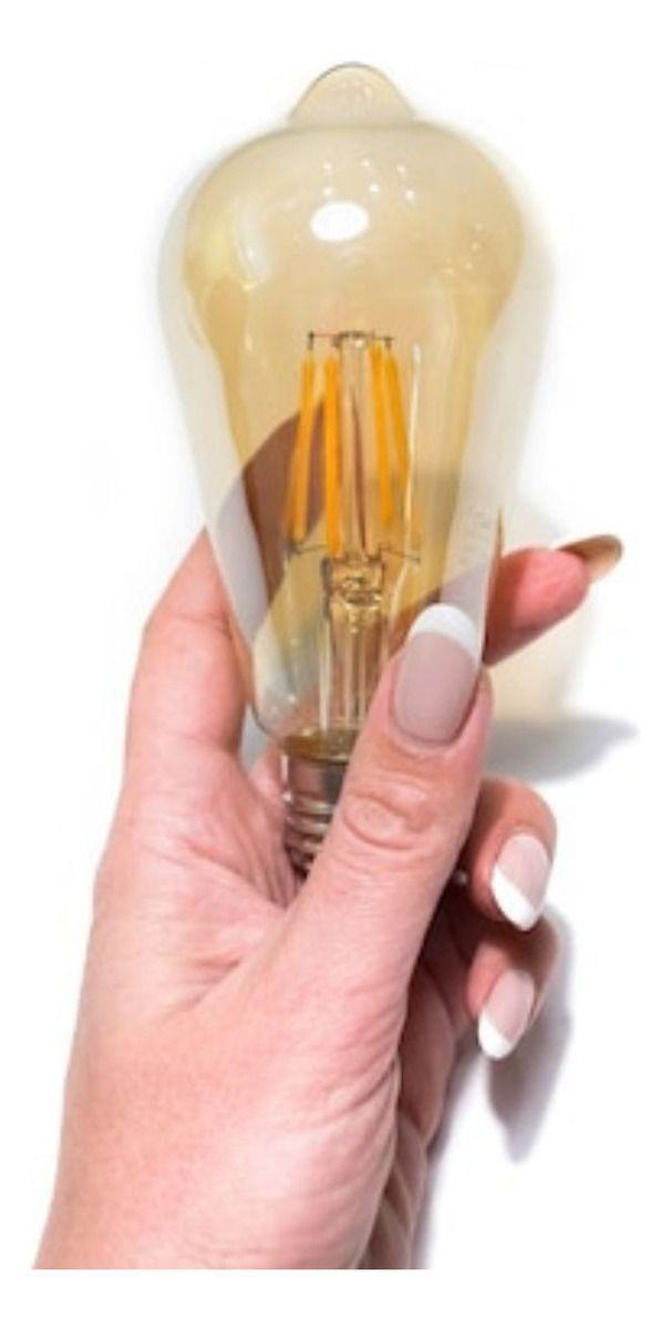 PACK  3 AMPOLLETAS BOMBILLA VINTAGE RETRO LED DECORATIVO LAU-8