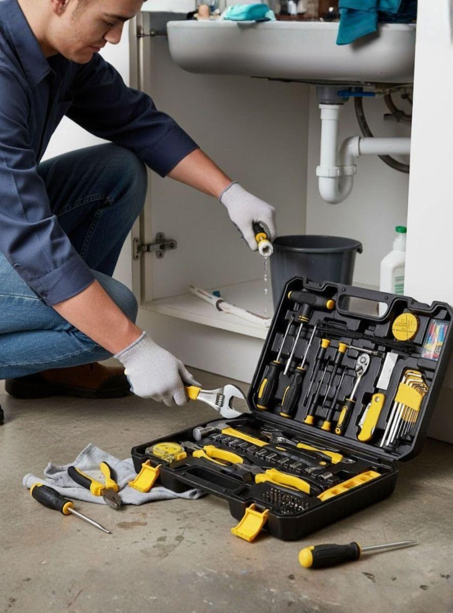 Kit Herramientas Mecánicas Manuales Combinadas Maletín Jhn-2