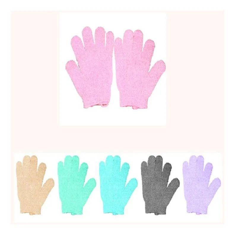 Pack Esponja Guante Exfoliante Corporal para Baño Lau-3