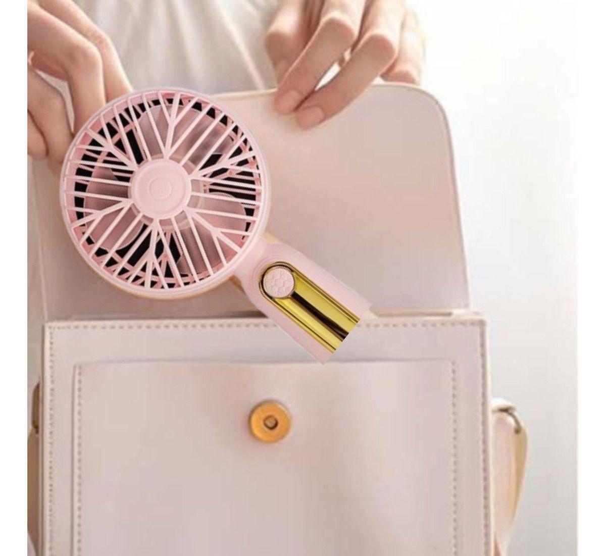 Set 2 Mini Ventilador USB Portátil Recargable Compacto Jhn-9