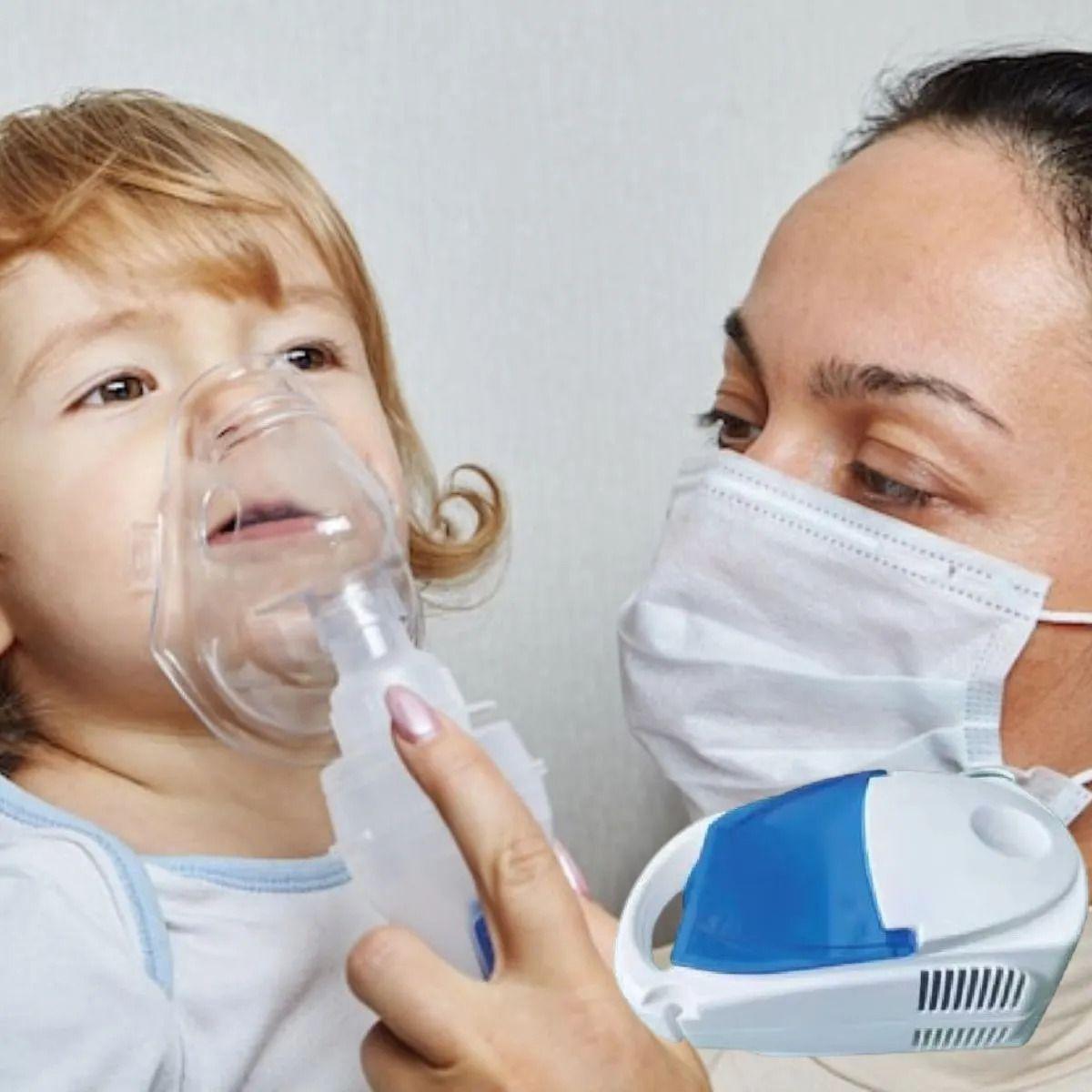 NEBULIZADOR TRATAMIENTO RESPIRATORIO NIÑOS ADULTOS LAU-7