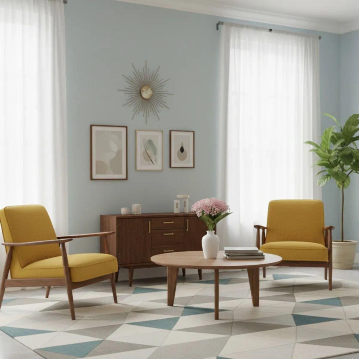 Set 2 Ramo Floral Decorativo Artificial Estilo Atemporal Jhn-6