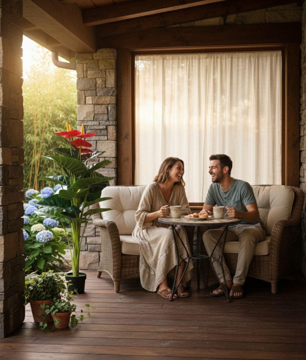 Planta Artificial Anturio Exuberante Adorno Hogar Jhn-2