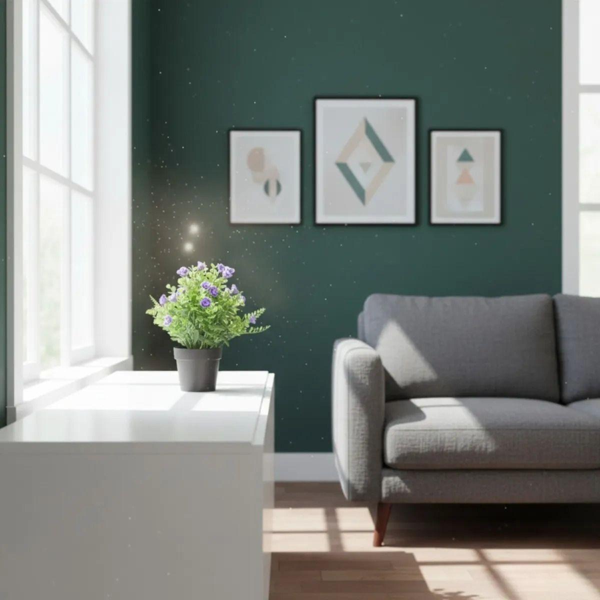 Set 2 Planta Artificial Mini Arbusto Rosas Silvestres Jhn-8