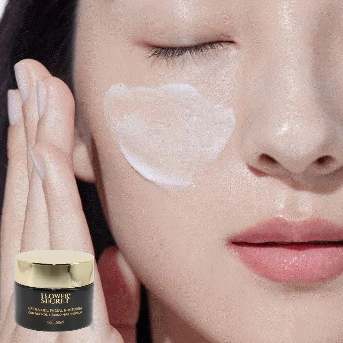 CREMA FACIAL GEL NOCTURNA RETINOL ACIDO HIALURONICO LAU-5