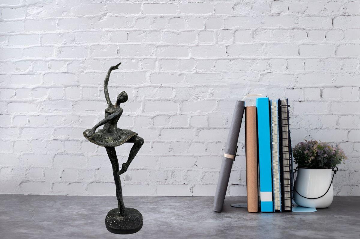 Estatua Ballet Escultura Bailarina Arte Metal Jhn-9