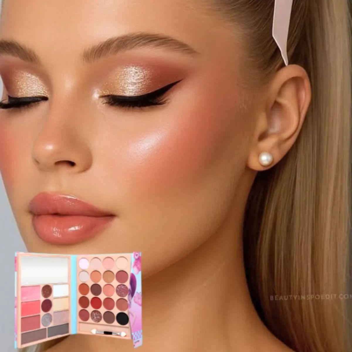 Paq 12 Paletas Maquillaje Completa Definición Brillo ALJ-3