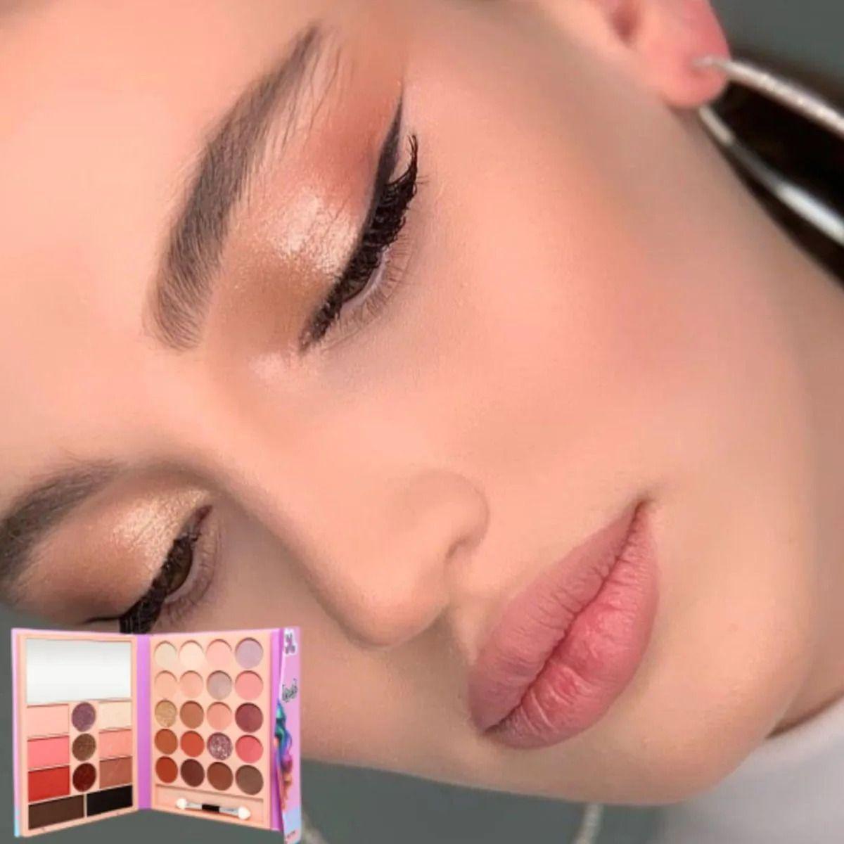 Paq 12 Paletas Maquillaje Completa Definición Brillo ALJ-8
