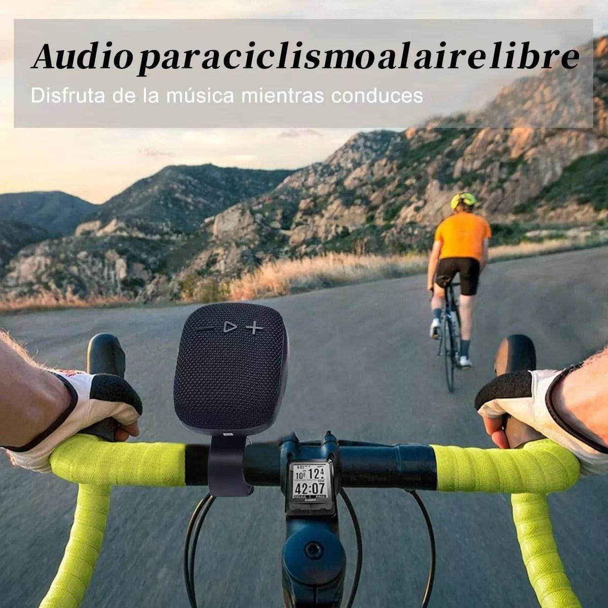 Parlante Portatil Bluetooth Soporte Moto Bicicleta Lau-7