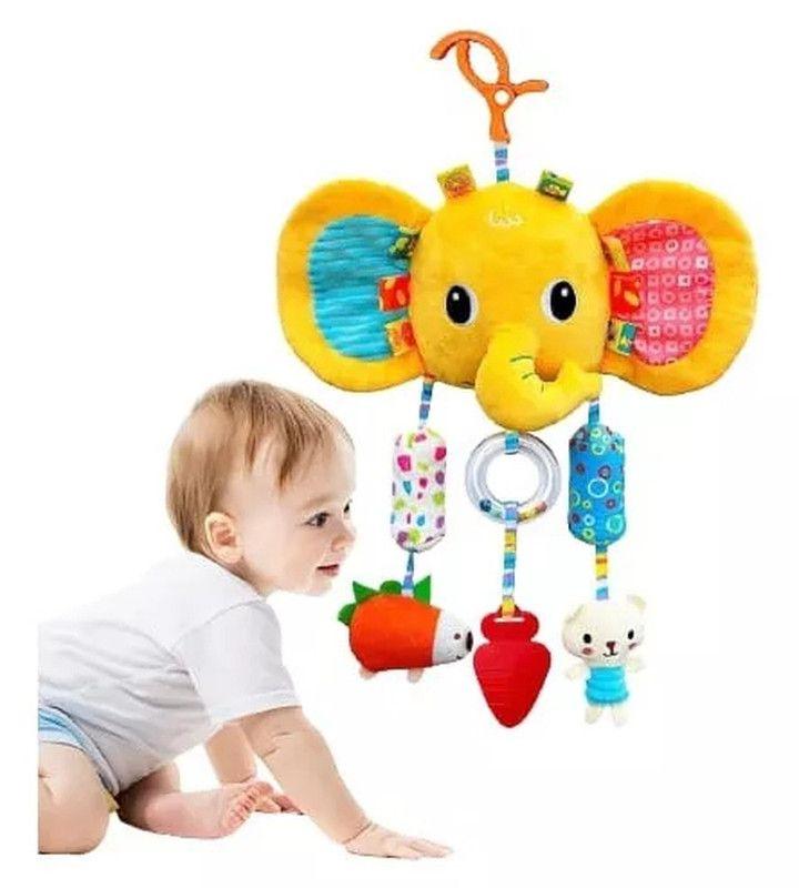 JUGUETE SONAJERO SENSORIAL ASIENTO DE COCHE CUNA BEBE LAU-0