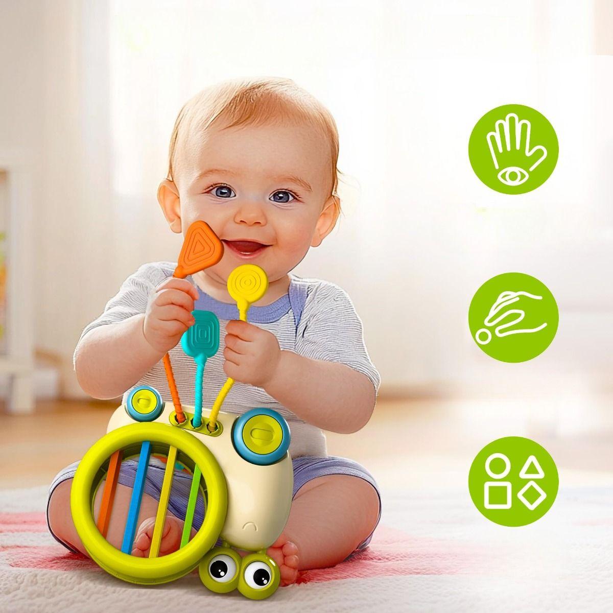 Juguete Caracol Bloque Letras Habilidad Motora Bebes Lau-8