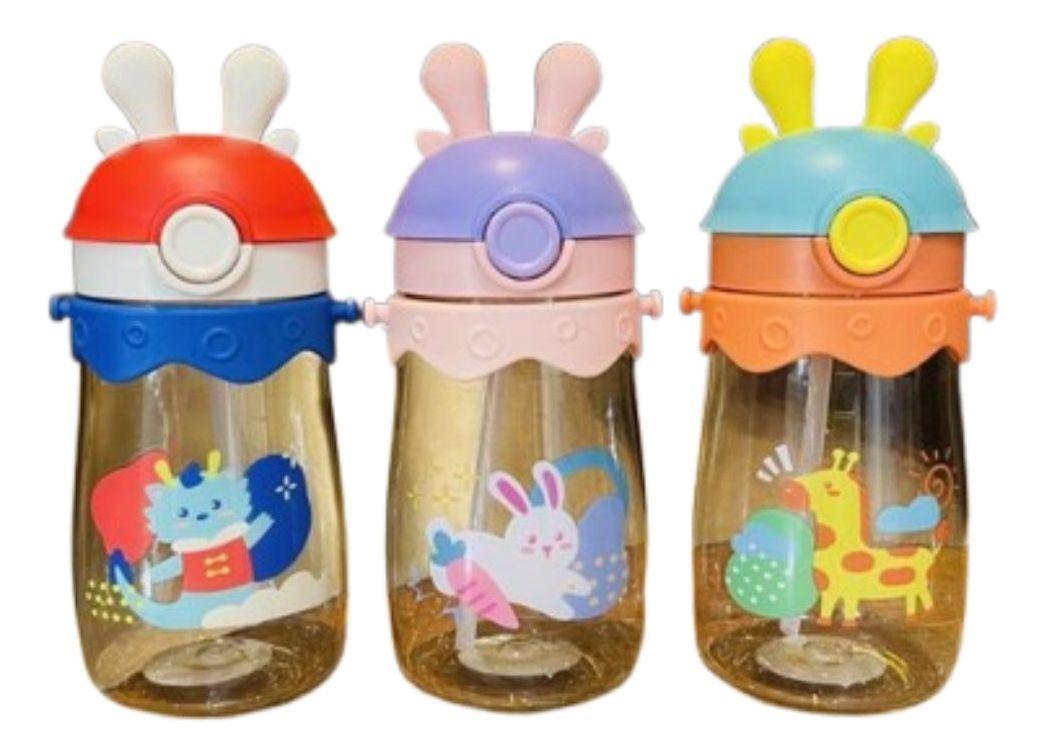 SET 2 BOTELLAS DE AGUA DEPORTE DIBUJOS ANIMADOS NIÑOS LAU-3