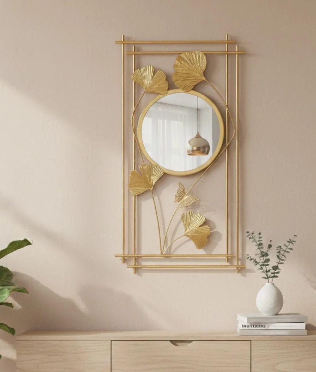 Espejo Pared Decorativo Estilo Inspiración Botánica Jhn-4