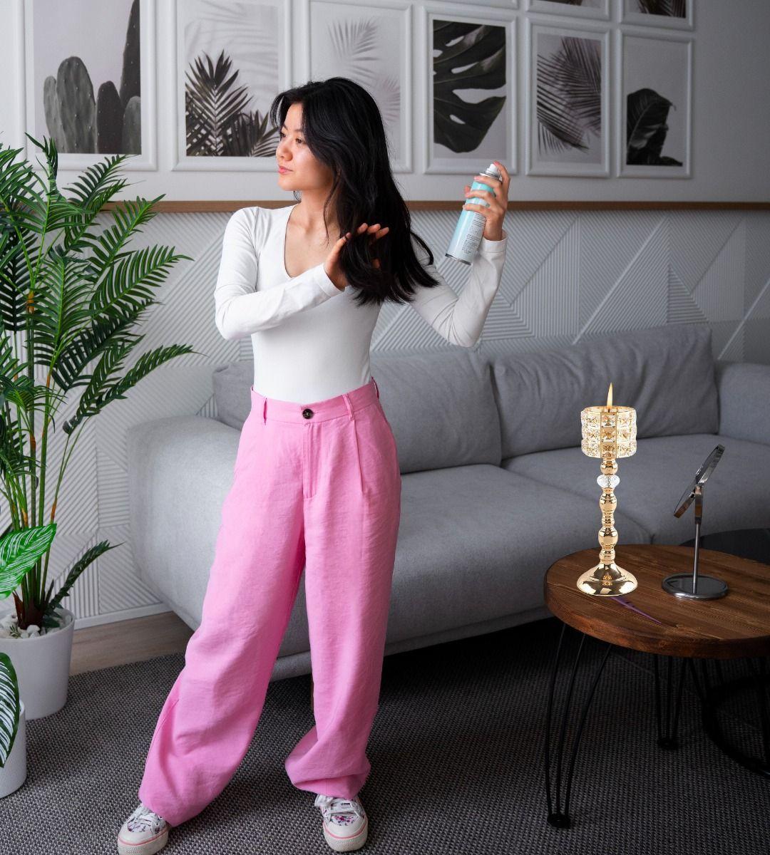 Portavelas Candelabro Decorativo Moderno Mosaico Jhn-4