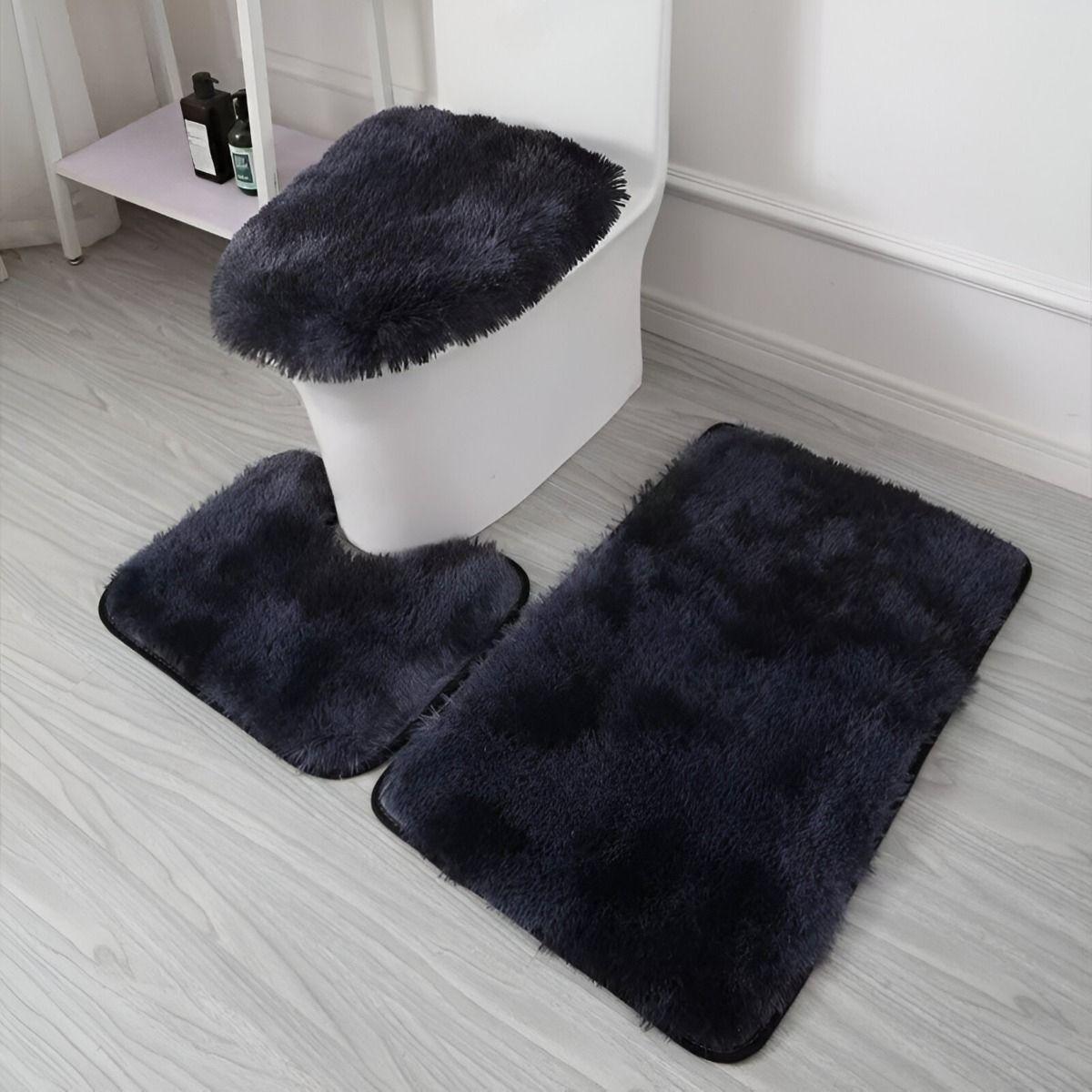 Alfombras Baño 3 Piezas Suave Antideslizante Jhn-5