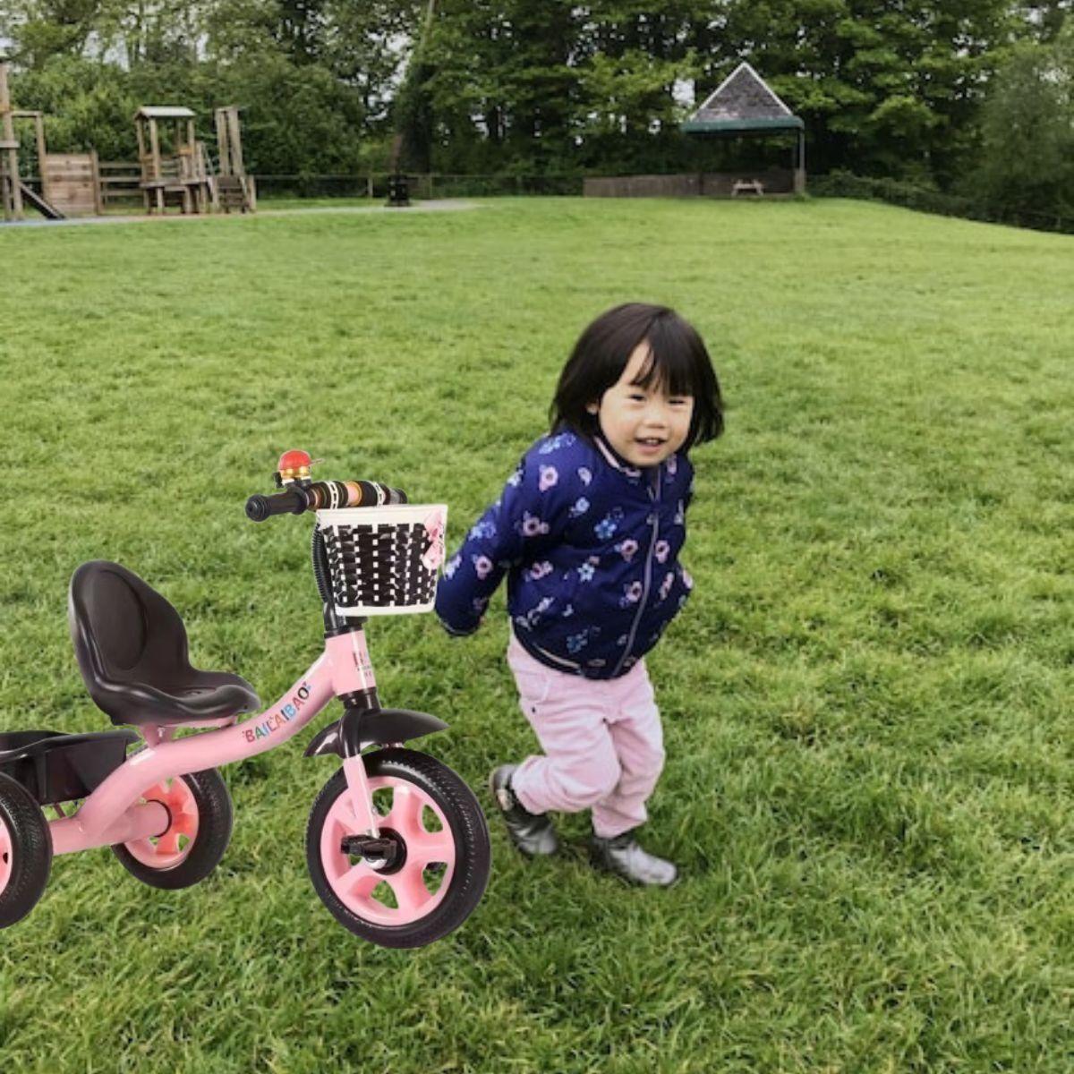 TRICICLO INFANTIL 2 EN 1 DIVERTIDO DESARROLLO BEBES LAU-1