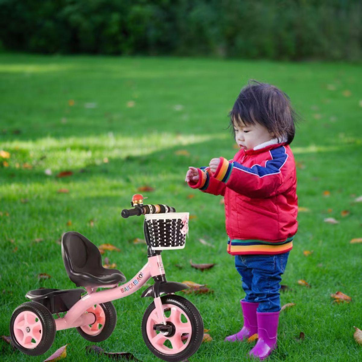 TRICICLO INFANTIL 2 EN 1 DIVERTIDO DESARROLLO BEBES LAU-5