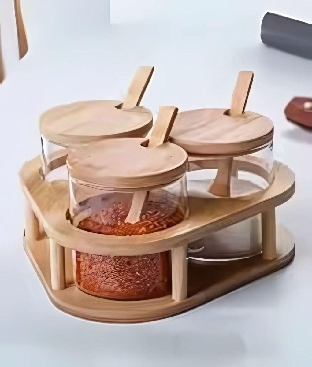 Juego Frasco Contenedor Organizador Soporte Cocina Jhn-5