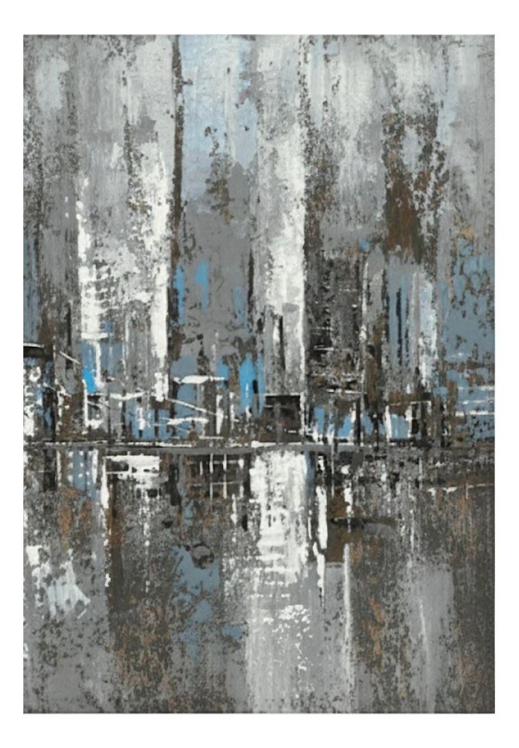 Cuadro Decorativo Paisaje Abstracto Adorno Pared Jhn-9