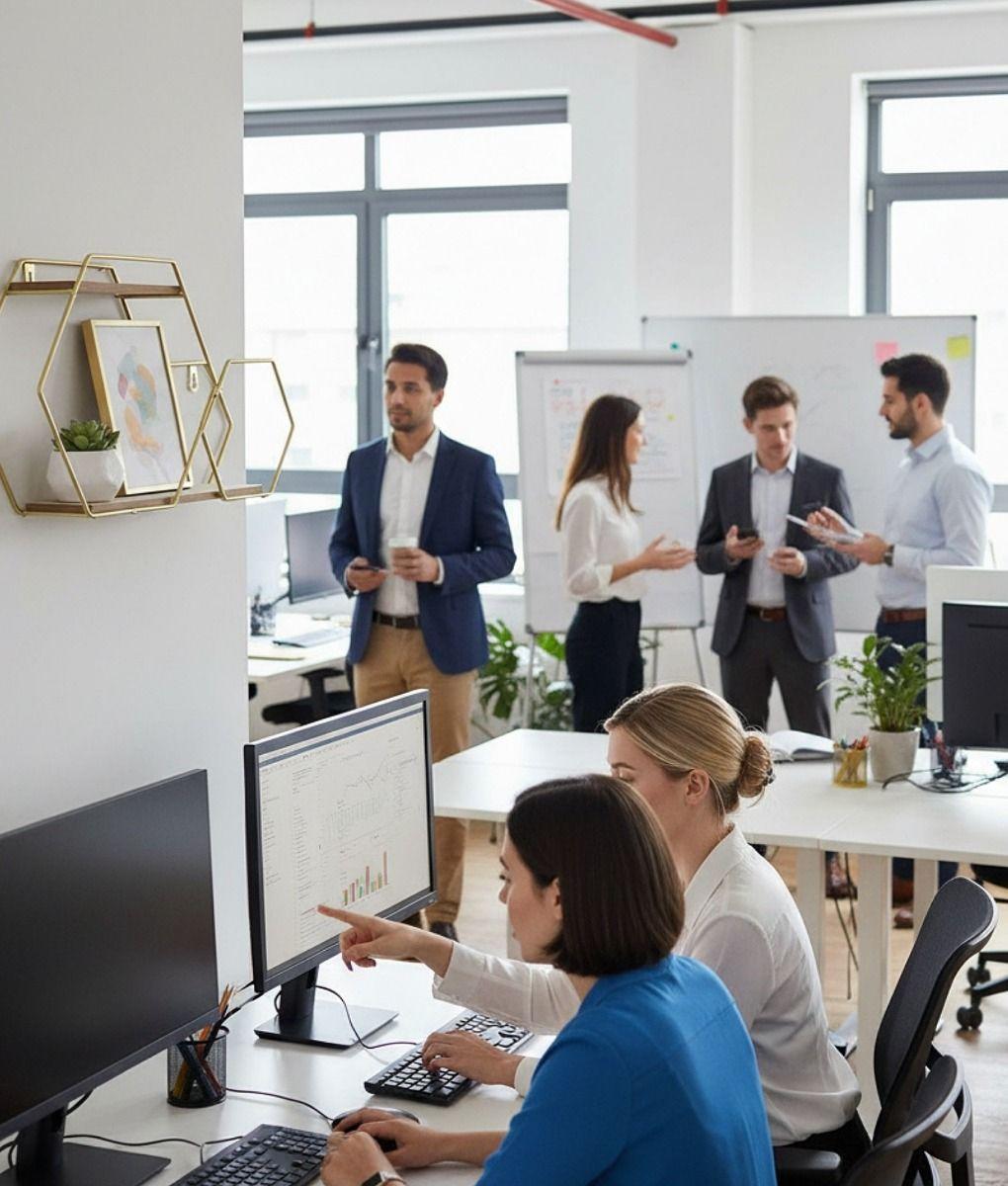 Estantería Pared Hexagonal Moderno Decorativo Hogar Jhn-3