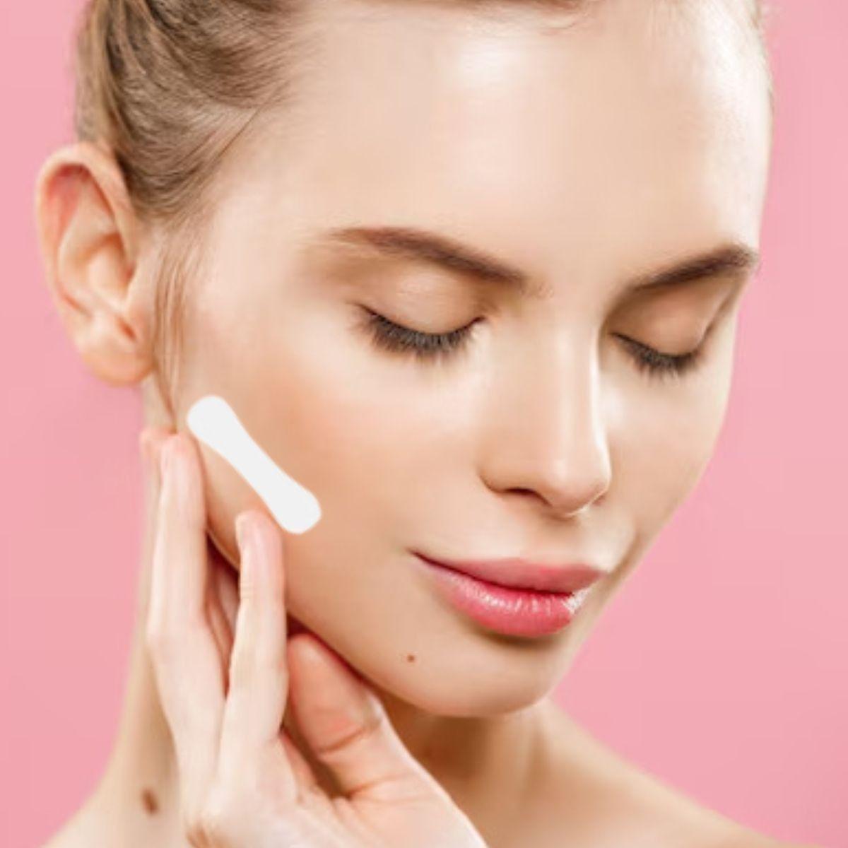 SET 8 PACK PARCHES ESTIRAMIENTO FACIAL INVISIBLE LAU-6