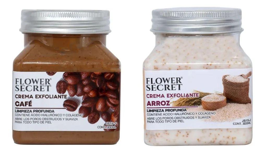 Set 3 Cremas Exfoliantes Corporal Arroz y Cafe Limpieza Lau-0