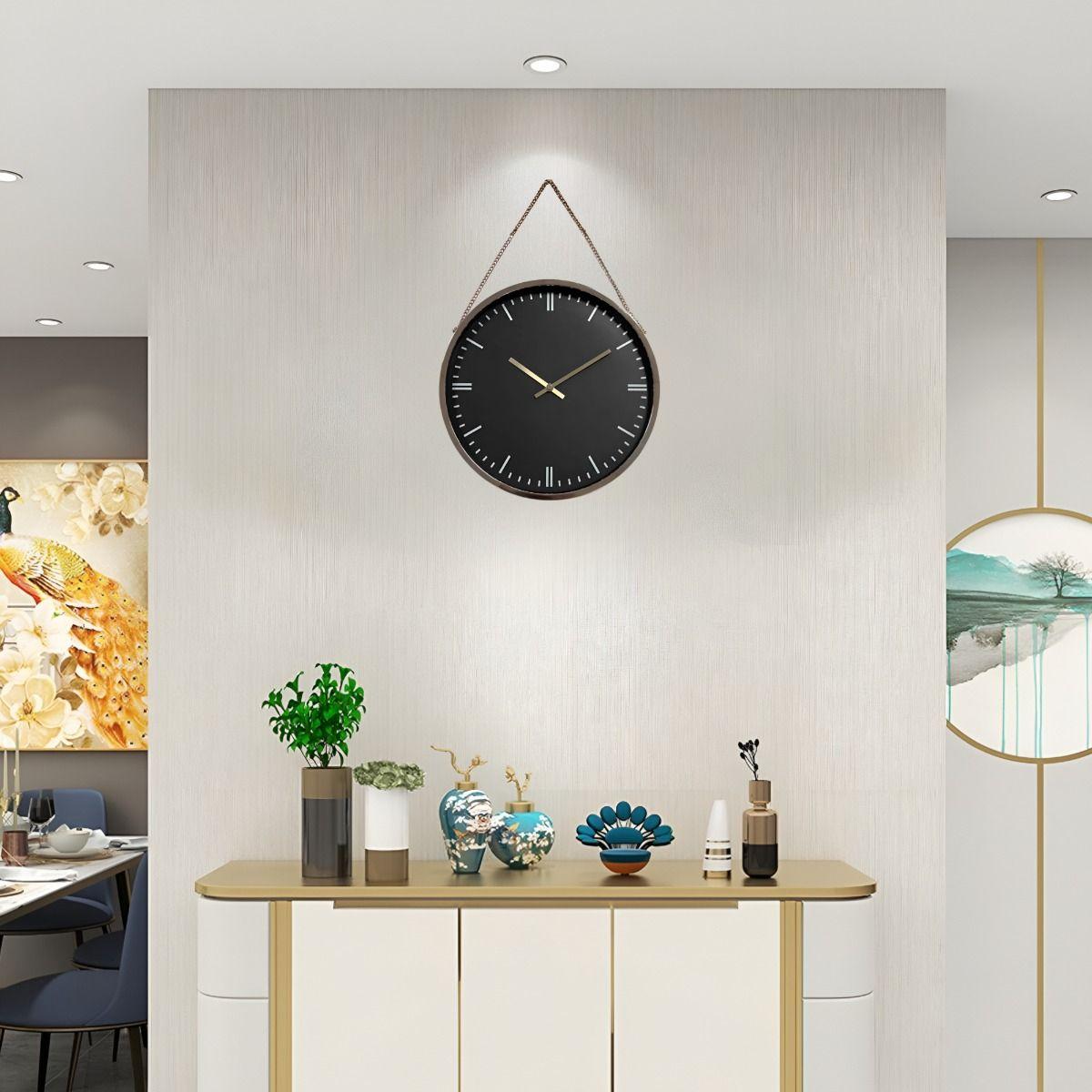 Reloj Pared Analógico Decorativo Moderno Elegante Jhn-3