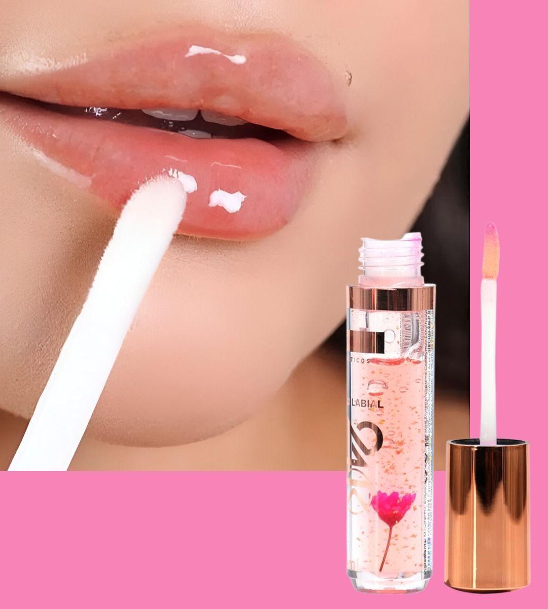 Set 3 Brillo Labial 24K Flores Hidrata Nutre Jhn-5