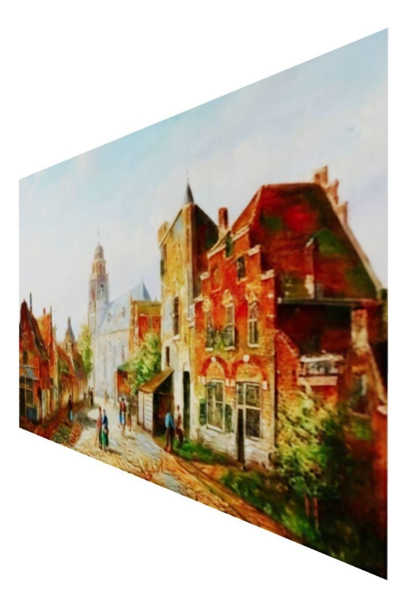 Cuadro Decorativo Pared Adorno Pueblo Decoración Hogar Jhn-9